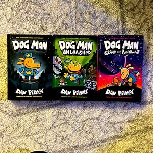 Dog man set of 3 books